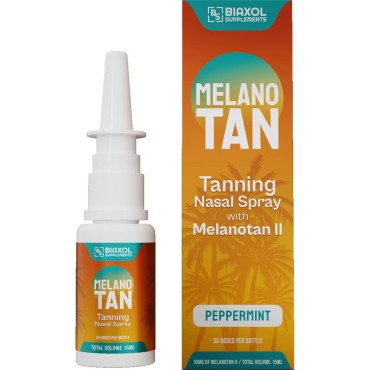 MELANOTAN II NASAL SPRAY IN BOTTLE Biaxol Supplements